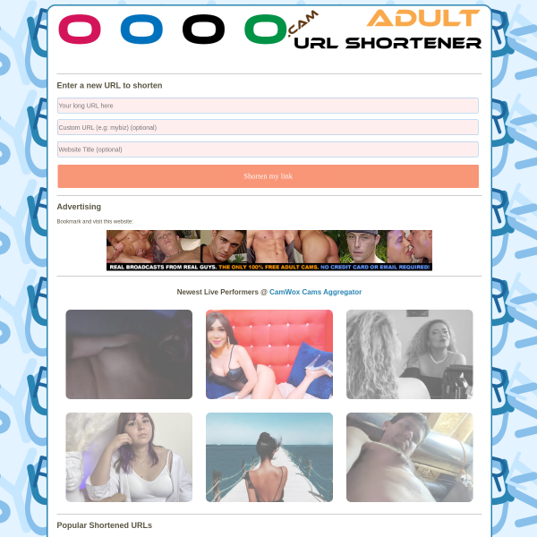 OOOO &mdash; Adult URL Shortener with no ads | https://oooo.cam/